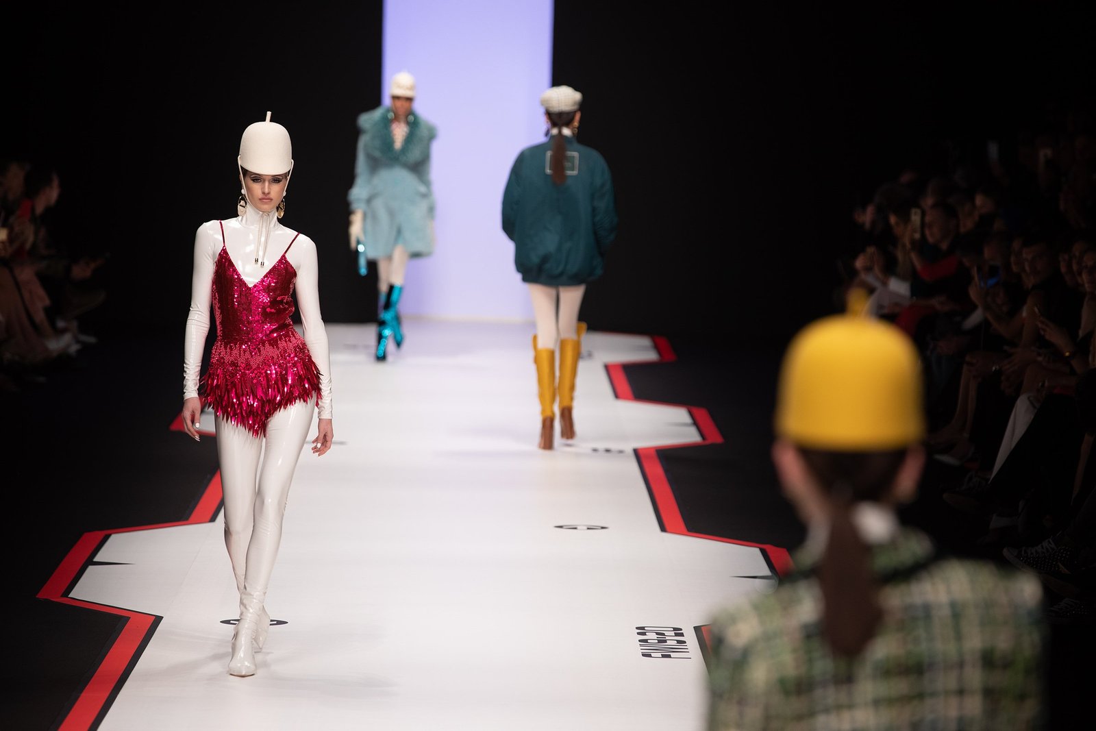 Elisabetta franche fall winter collection F/W 2019-2020 on catwalk during MilanoModaDonna - Milan Fashion Week #mfw