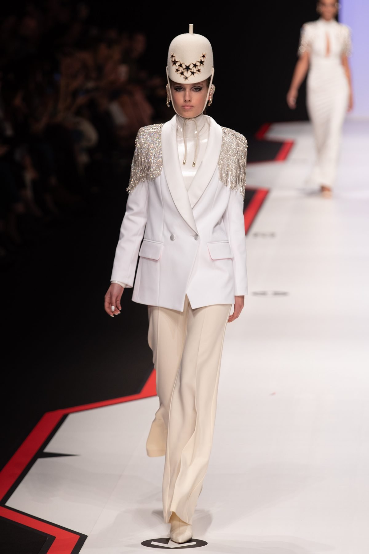 Elisabetta franche fall winter collection F/W 2019-2020 on catwalk during MilanoModaDonna - Milan Fashion Week #mfw